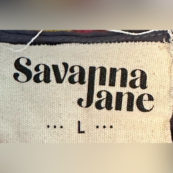 Savanna Jane Embroidered Patchwork Floral Boho Top - Picture 5 of 7